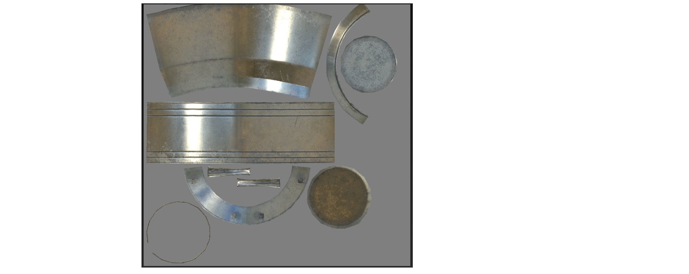 farm can lowpoly Low-poly 3D model_1