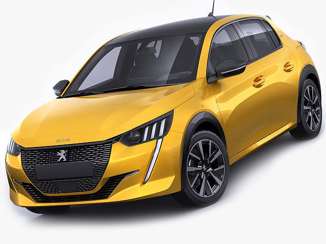 Peugeot 208 2020 3D model