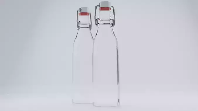 Glass Water Bottle