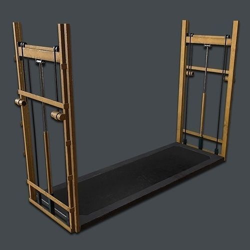 Hydraulic Lift PBR VR Low-poly 3D model