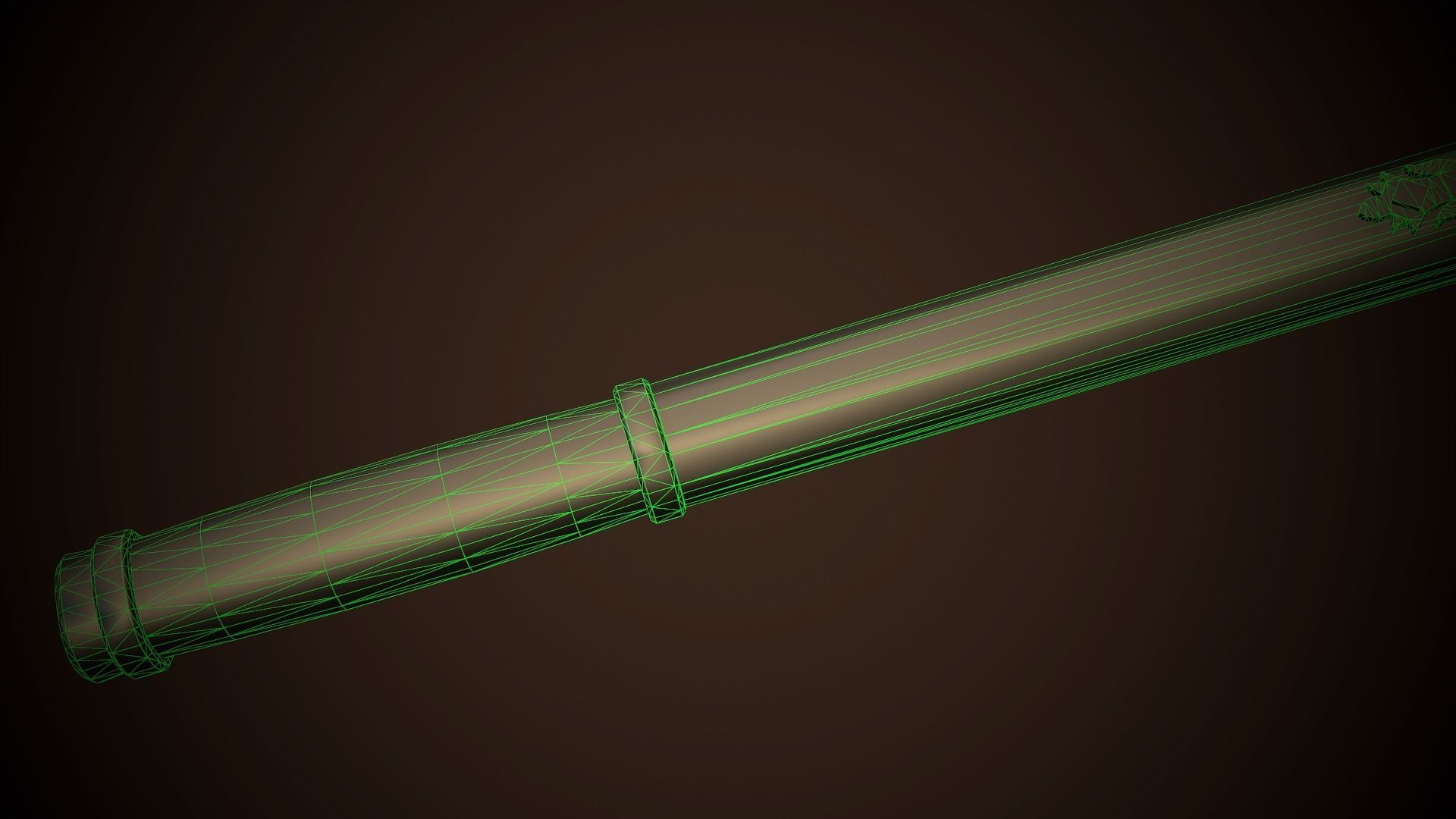 Bec de corbin 01 Low-poly 3D model_12