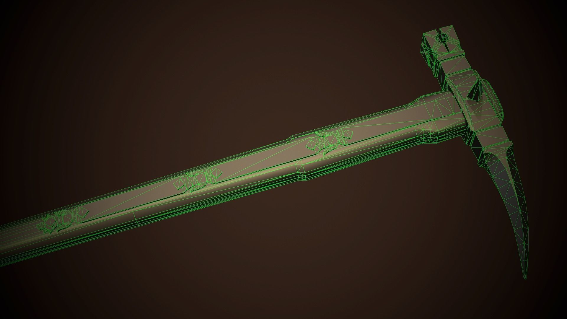 Bec de corbin 01 Low-poly 3D model_11