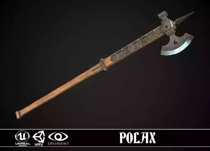 Polax 01 Low-poly 3D model