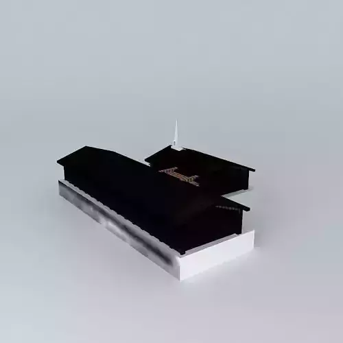 Mormon Meeting Center Chapel of Ciudad Victoria Free 3D model