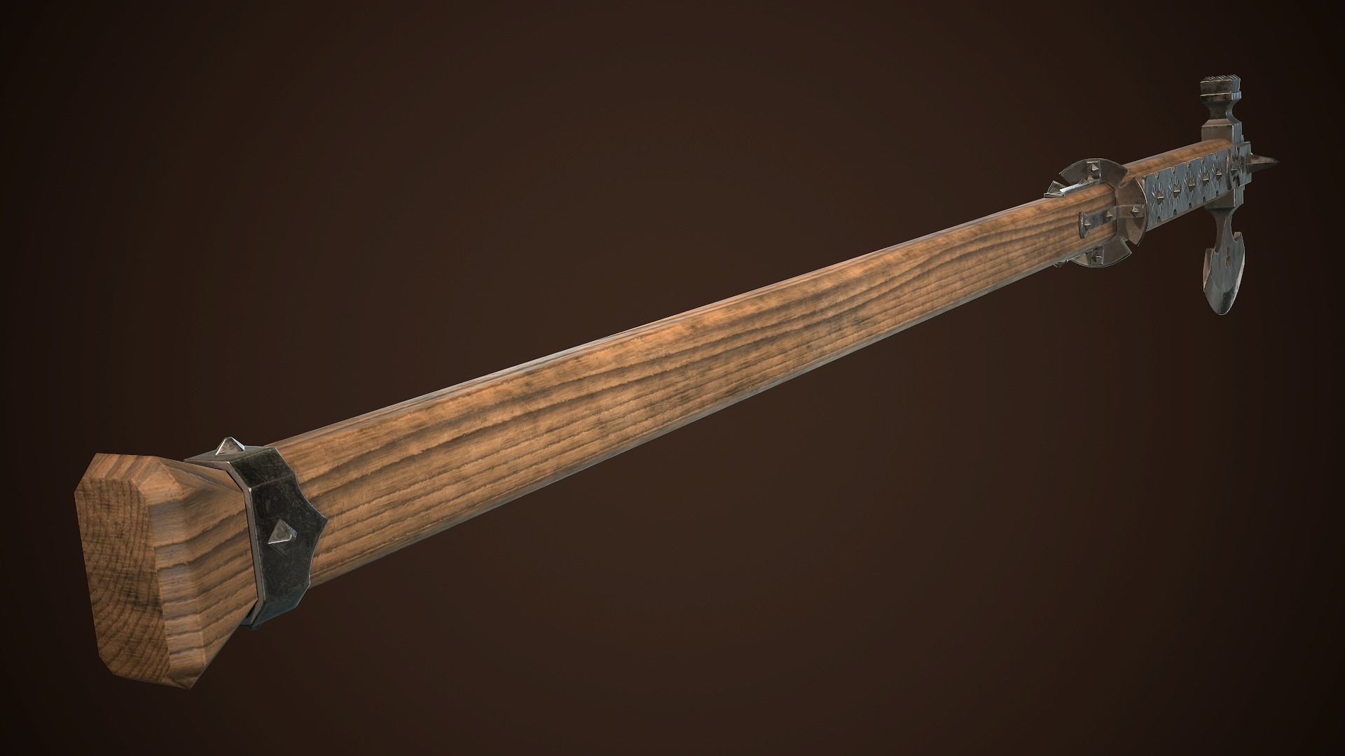 Medieval weapons set01 3D Model Collection_8