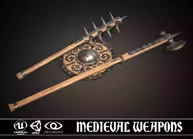 Medieval weapons set01