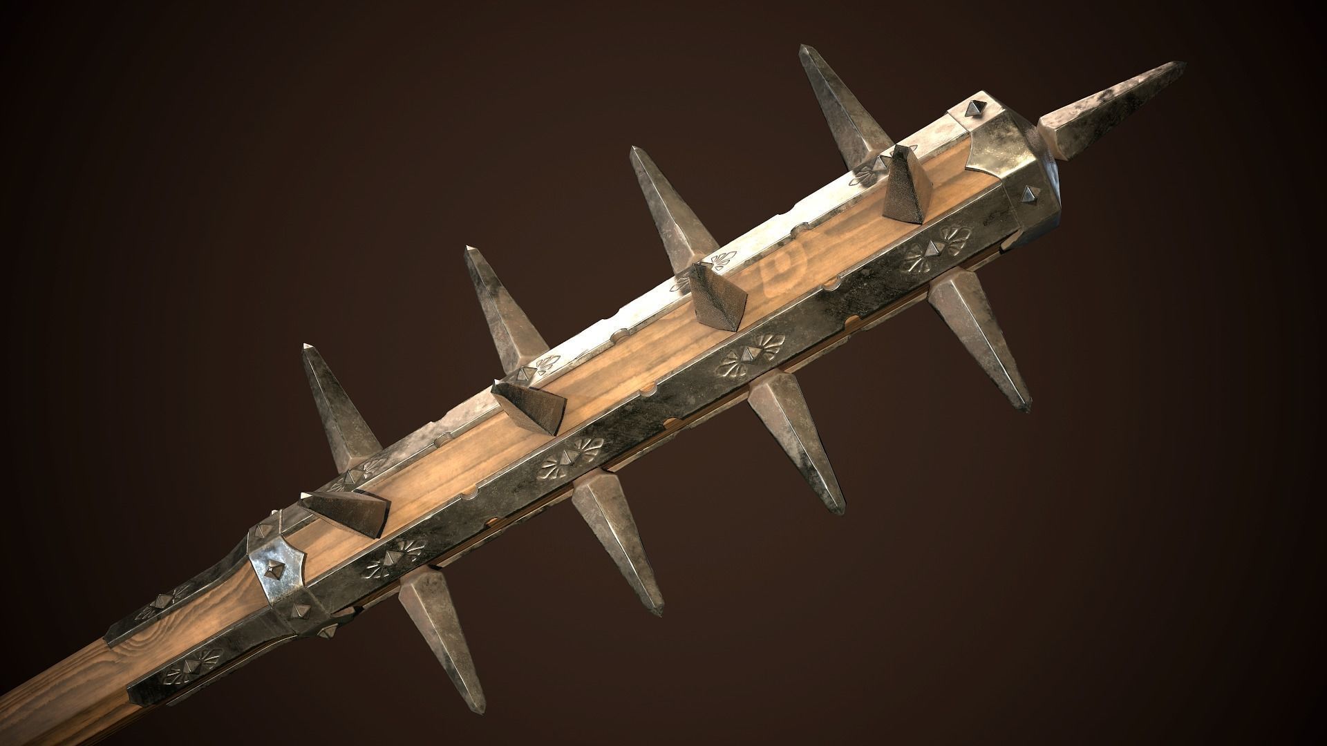 Medieval weapons set01 3D Model Collection_21