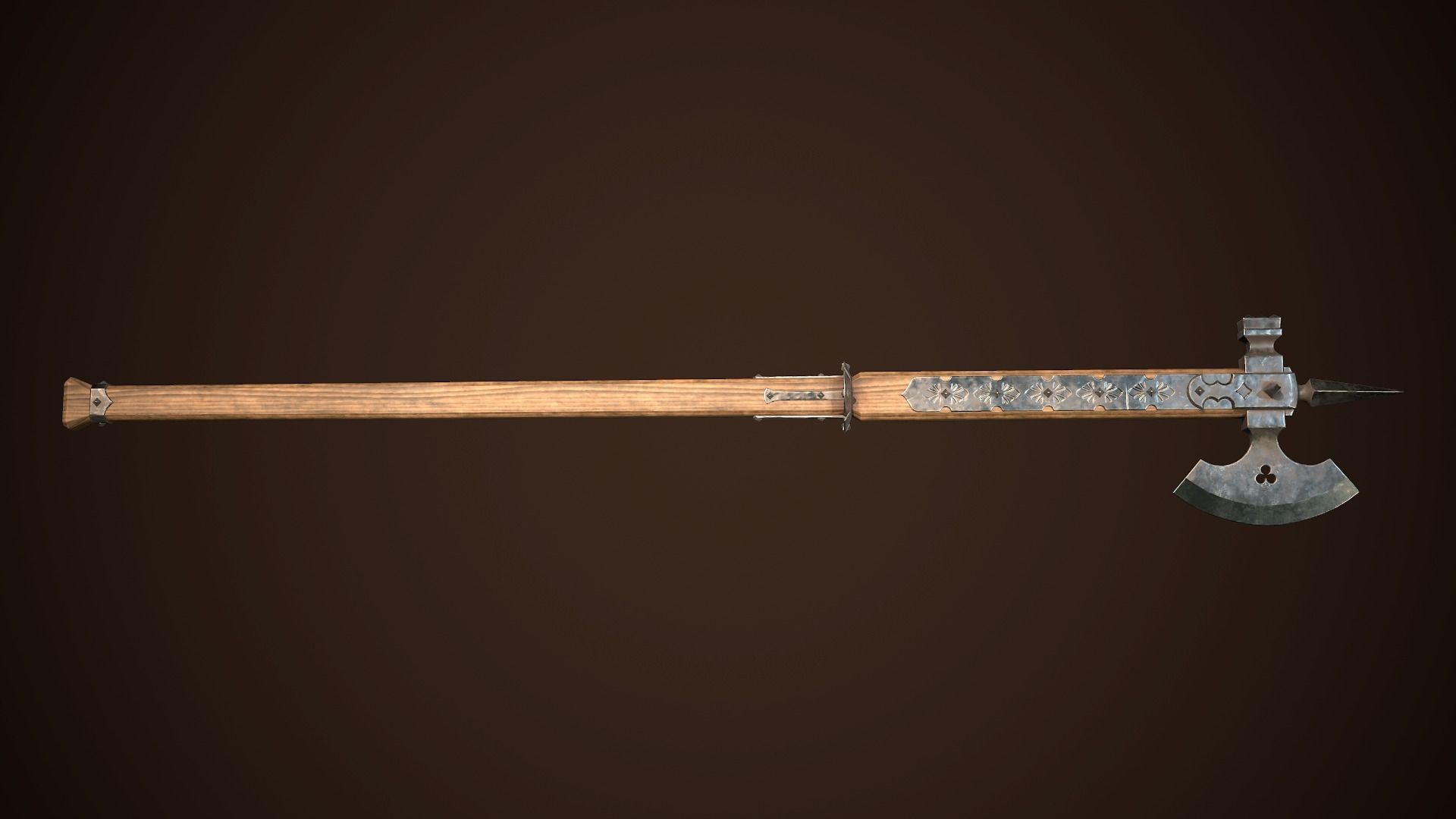 Medieval weapons set01 3D Model Collection_11