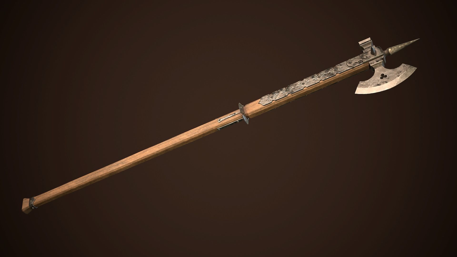 Medieval weapons set01 3D Model Collection_9