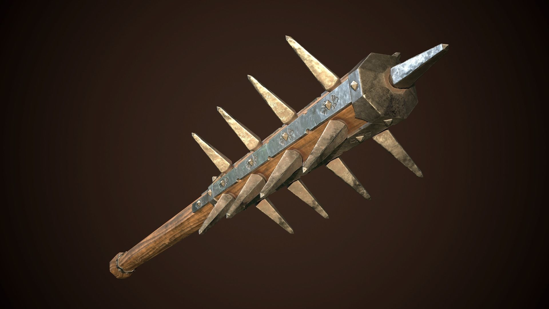 Medieval weapons set01 3D Model Collection_19