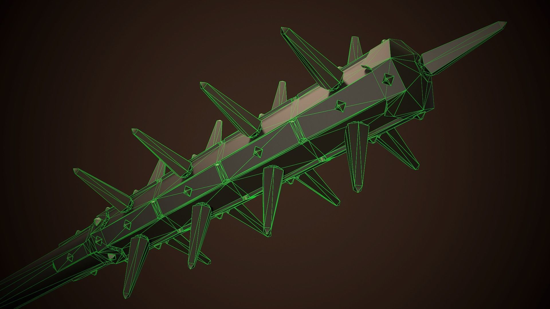 Medieval weapons set01 3D Model Collection_27