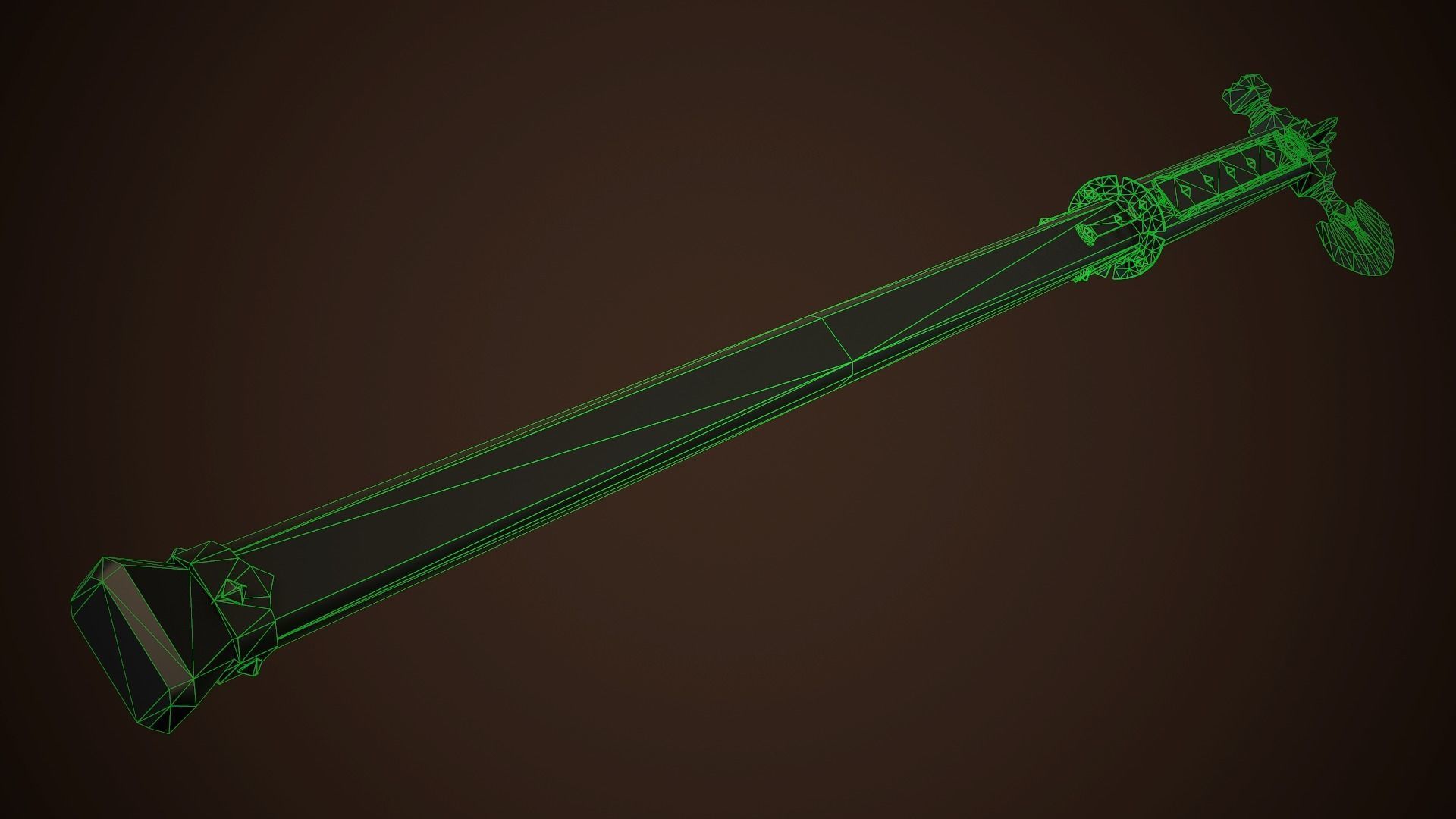 Medieval weapons set01 3D Model Collection_15