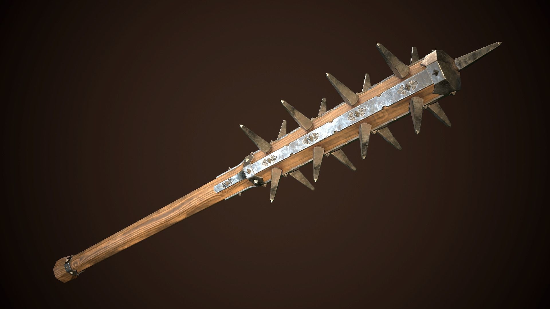 Medieval weapons set01 3D Model Collection_18
