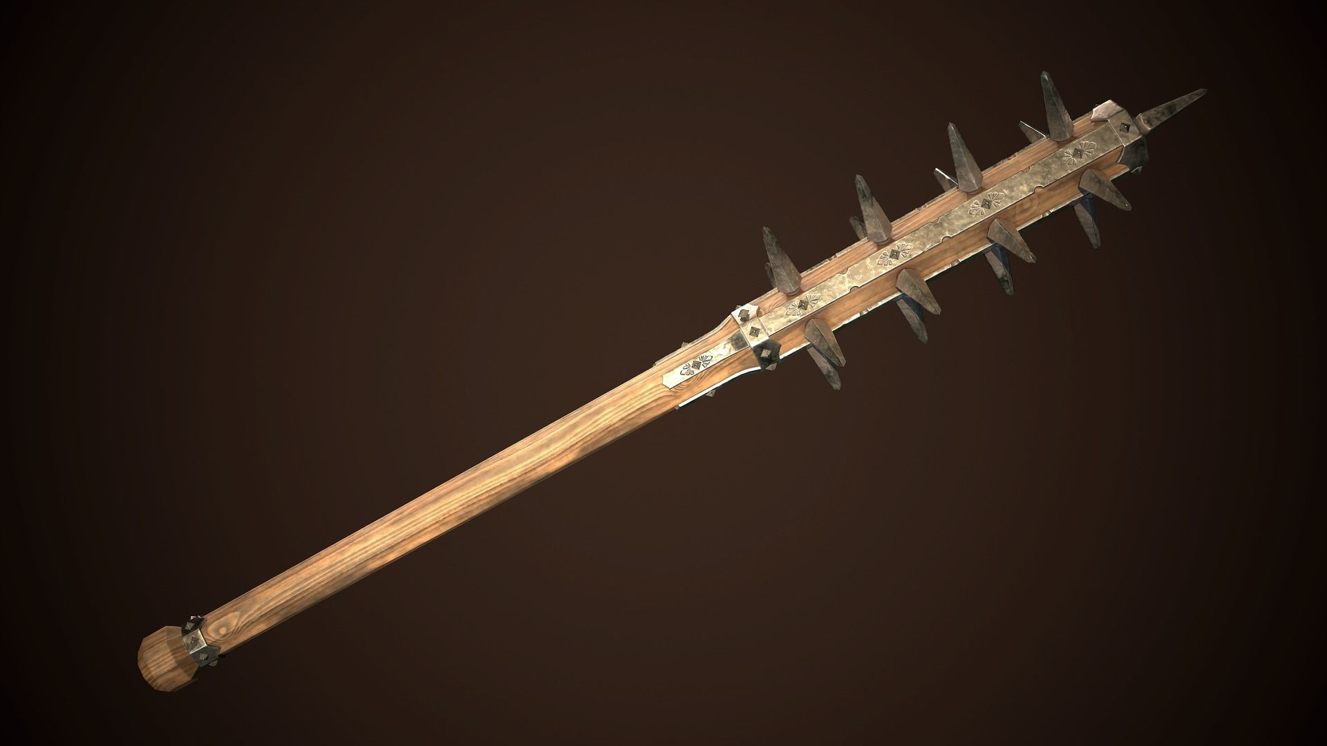 Medieval weapons set01 3D Model Collection_17