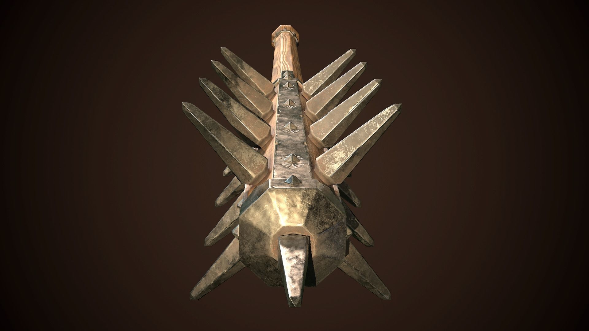 Medieval weapons set01 3D Model Collection_23