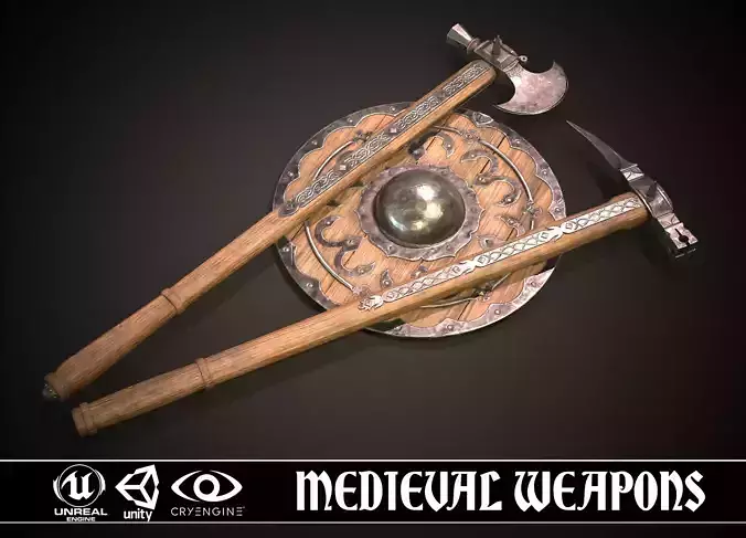 Medieval weapons set02