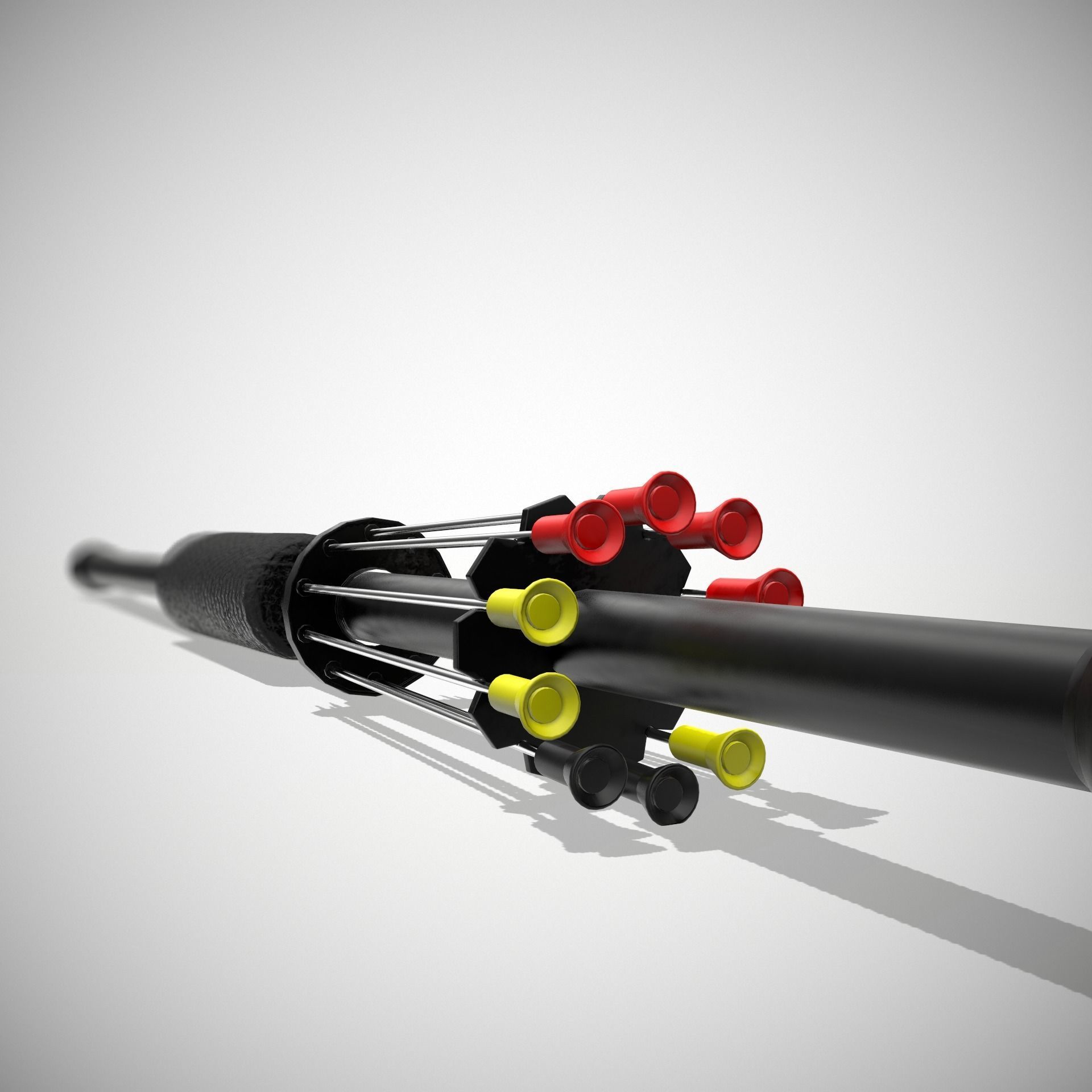 Small Hunting Blowgun Low-poly 3D model_4