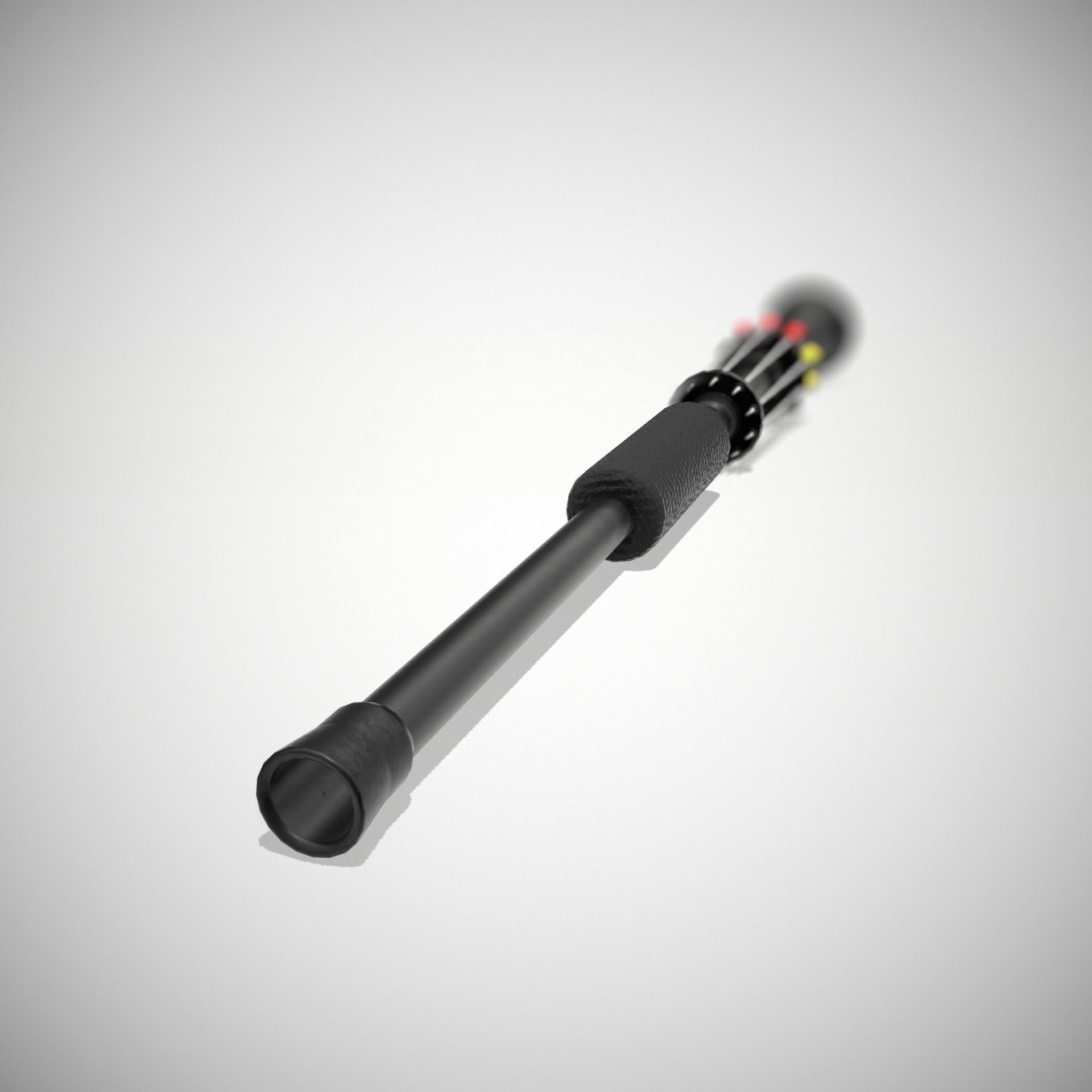 Small Hunting Blowgun Low-poly 3D model_2