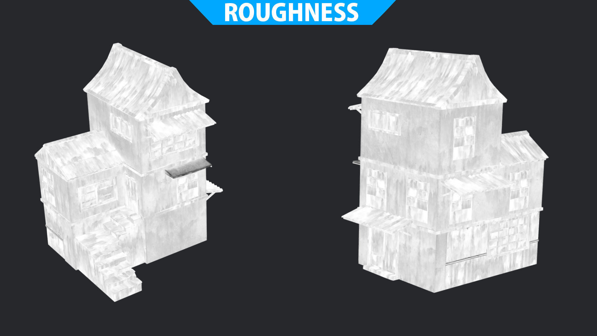 House of Color C Green Low-poly 3D model_18