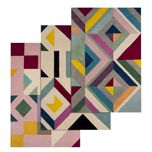 Rug Set 140 3D model