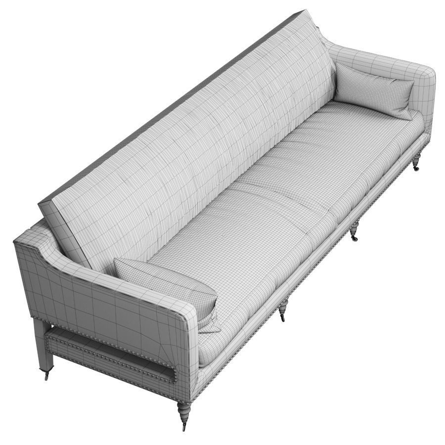 Sofa Regency 3D model_2