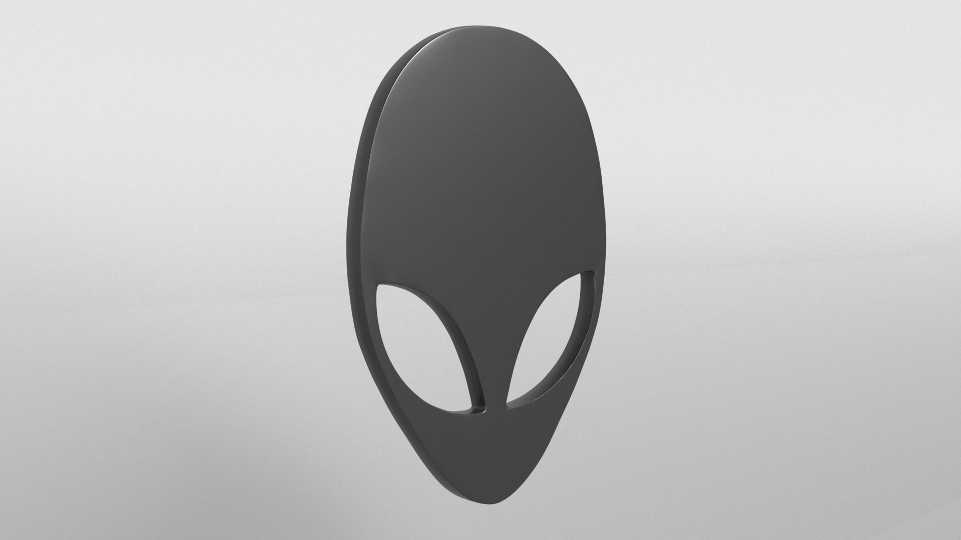 Alienware Logo 001 Free low-poly 3D model_4