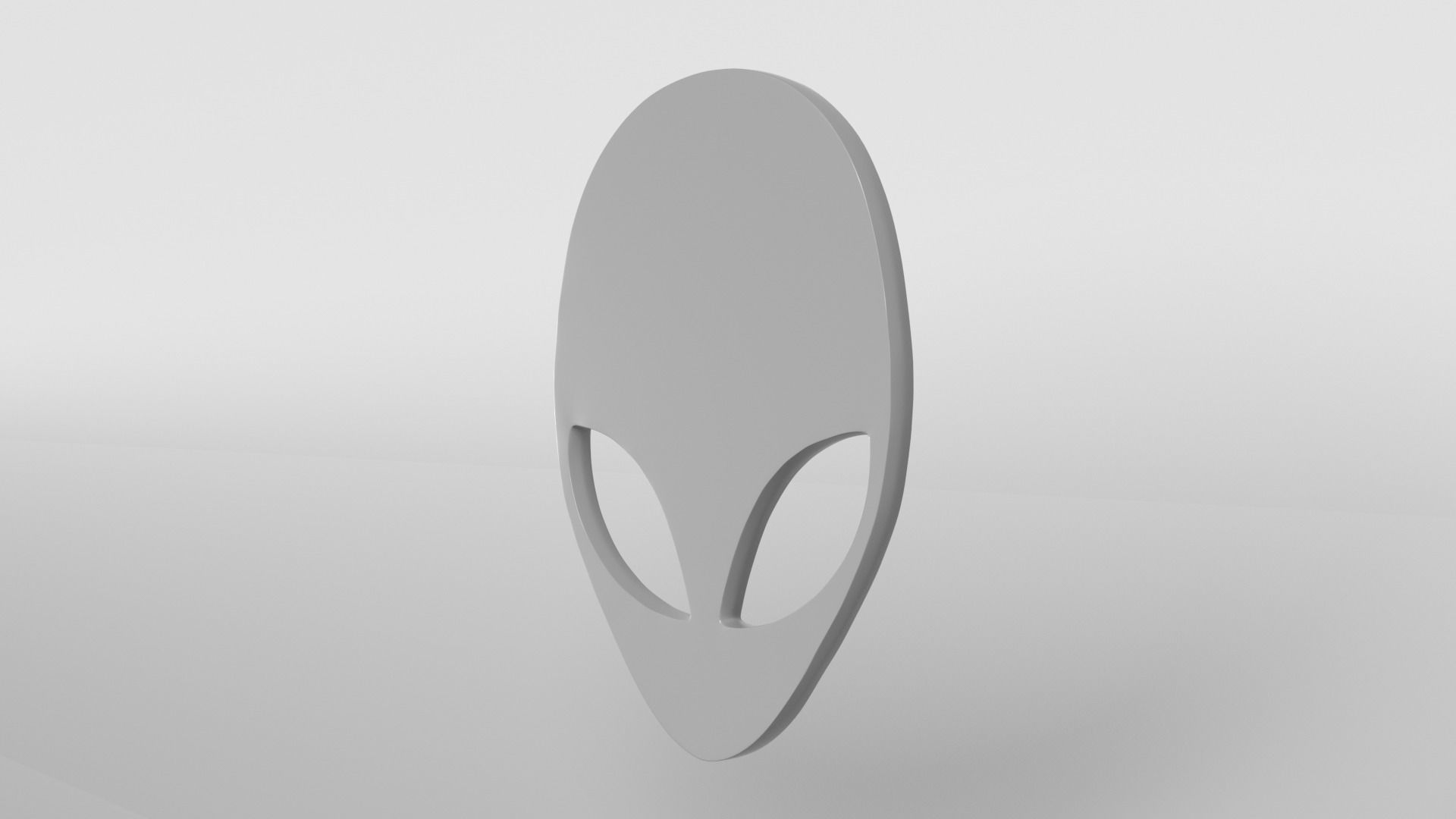 Alienware Logo 003 Free low-poly 3D model_3