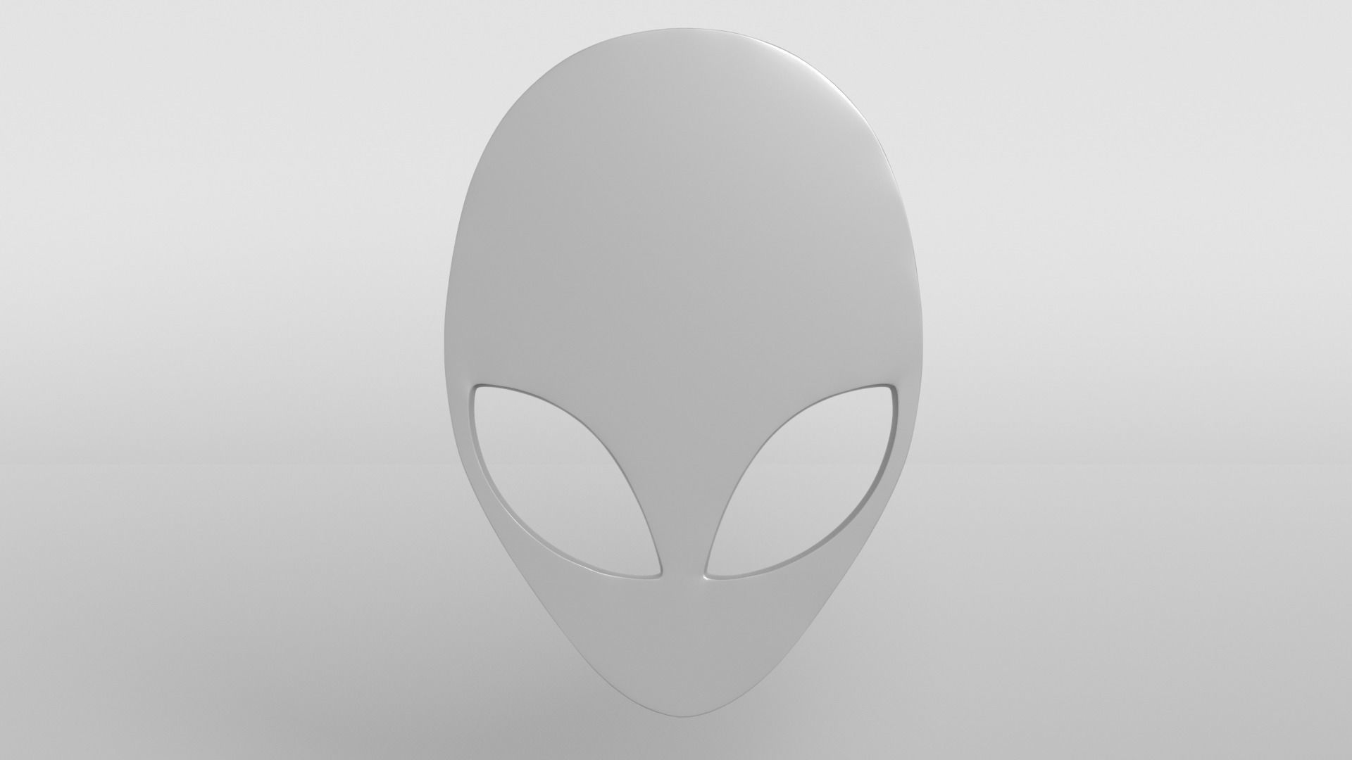 Alienware Logo 003 Free low-poly 3D model_2