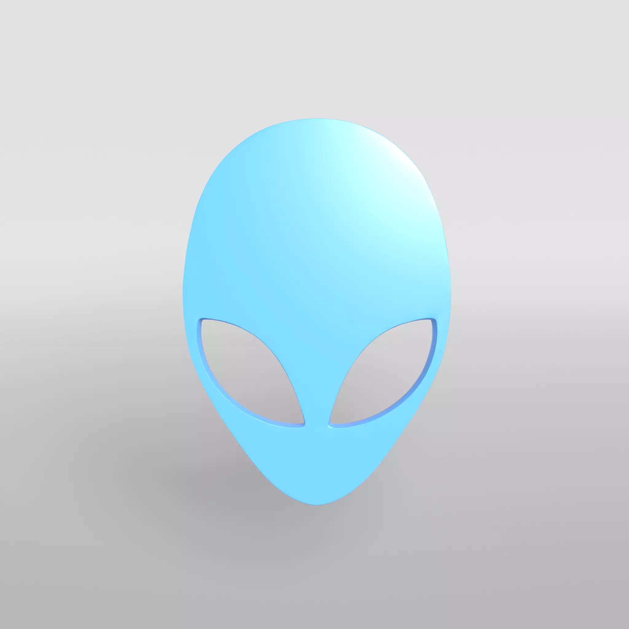 Alienware Logo 004 Free low-poly 3D model_0