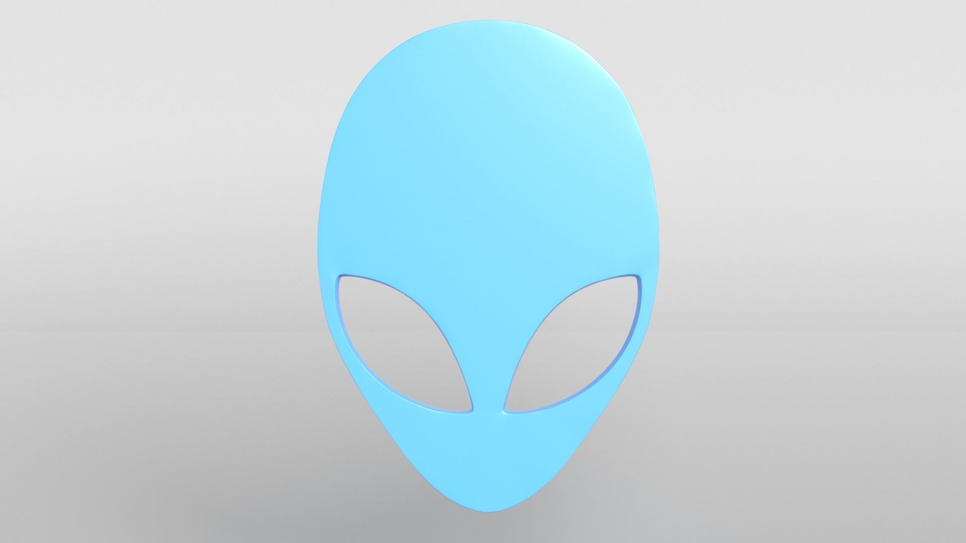 Alienware Logo 004 Free low-poly 3D model_2