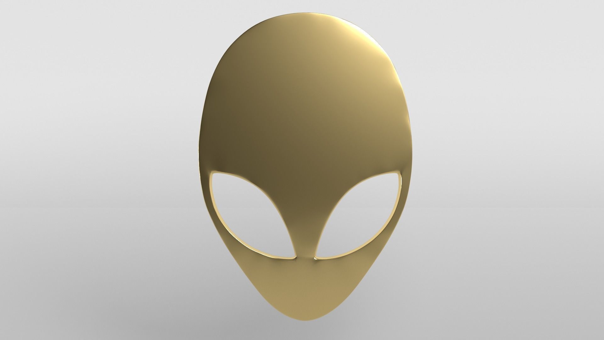 Alienware Logo 005 Free low-poly 3D model_2