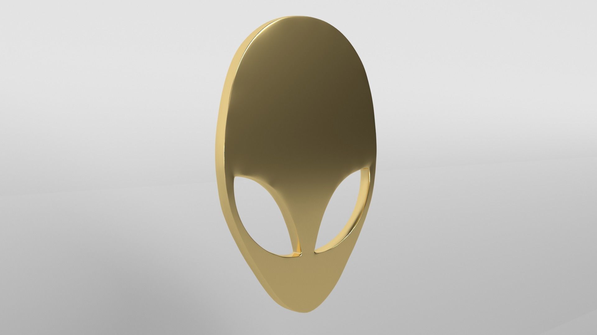 Alienware Logo 005 Free low-poly 3D model_4