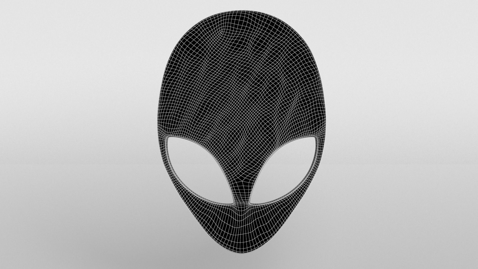 Alienware Logo 005 Free low-poly 3D model_6