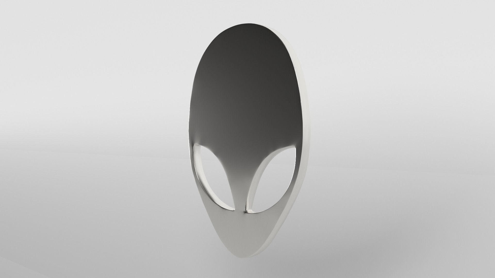 Alienware Logo 006 Free low-poly 3D model_3