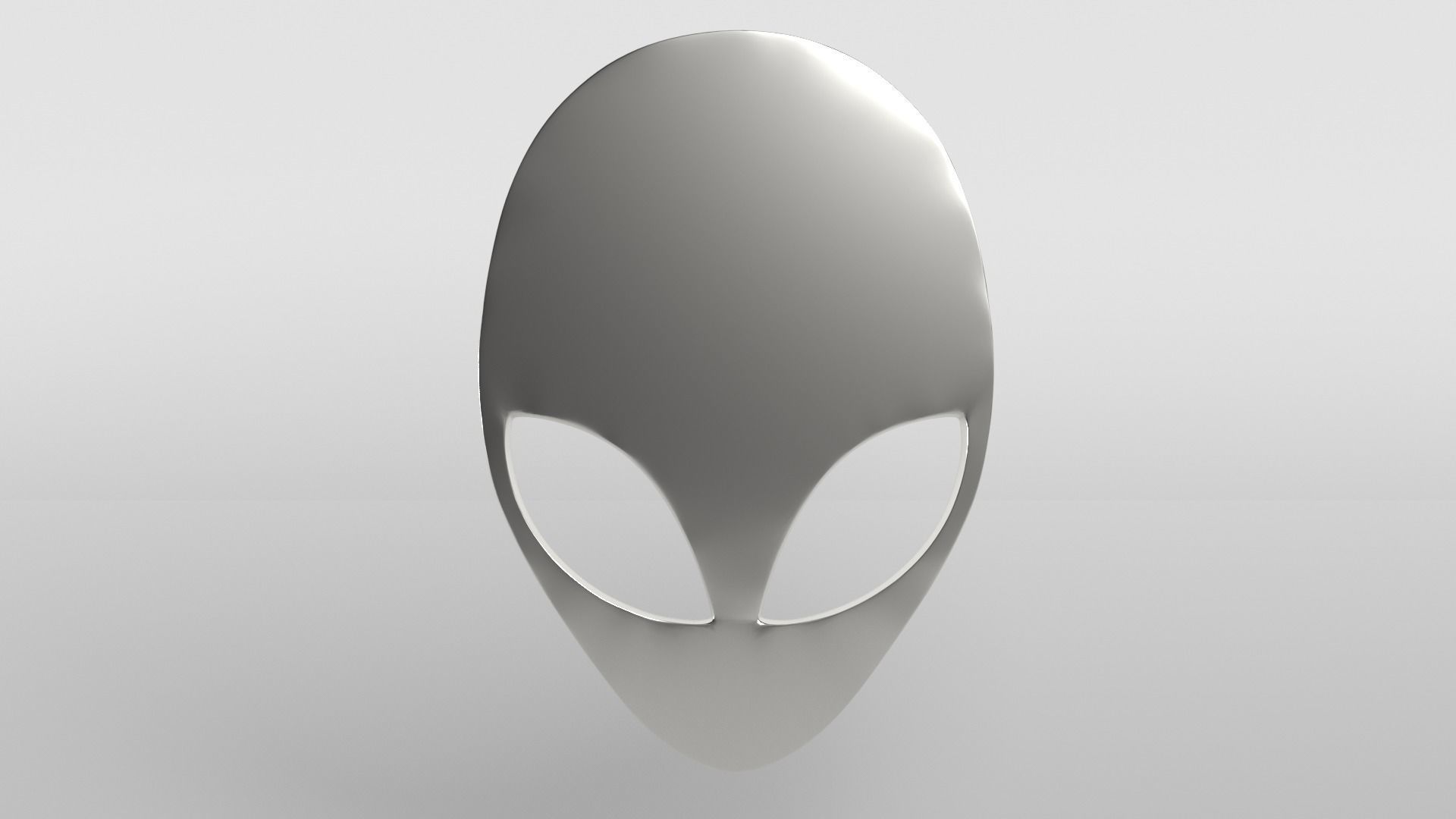 Alienware Logo 006 Free low-poly 3D model_2