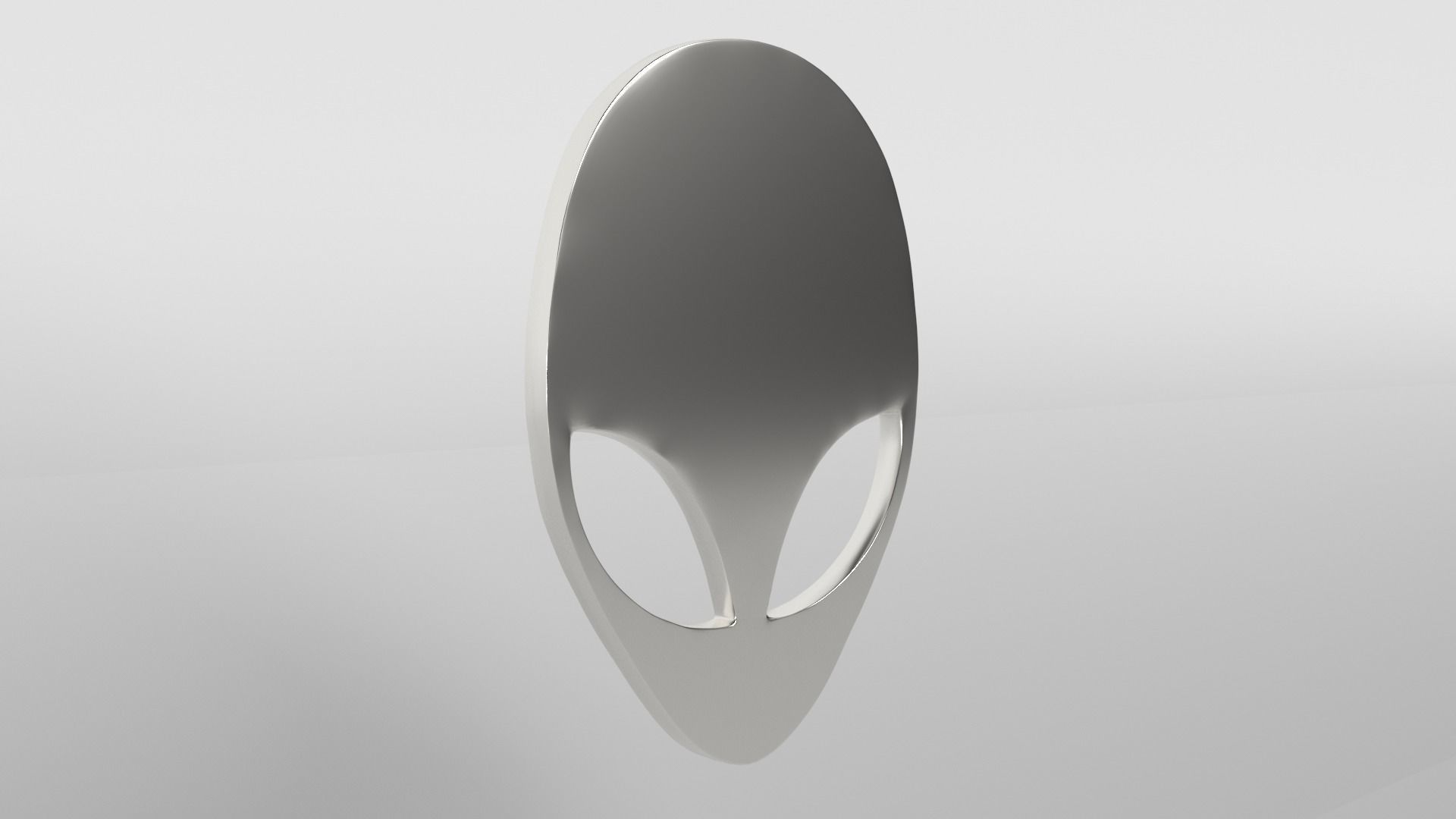 Alienware Logo 006 Free low-poly 3D model_4