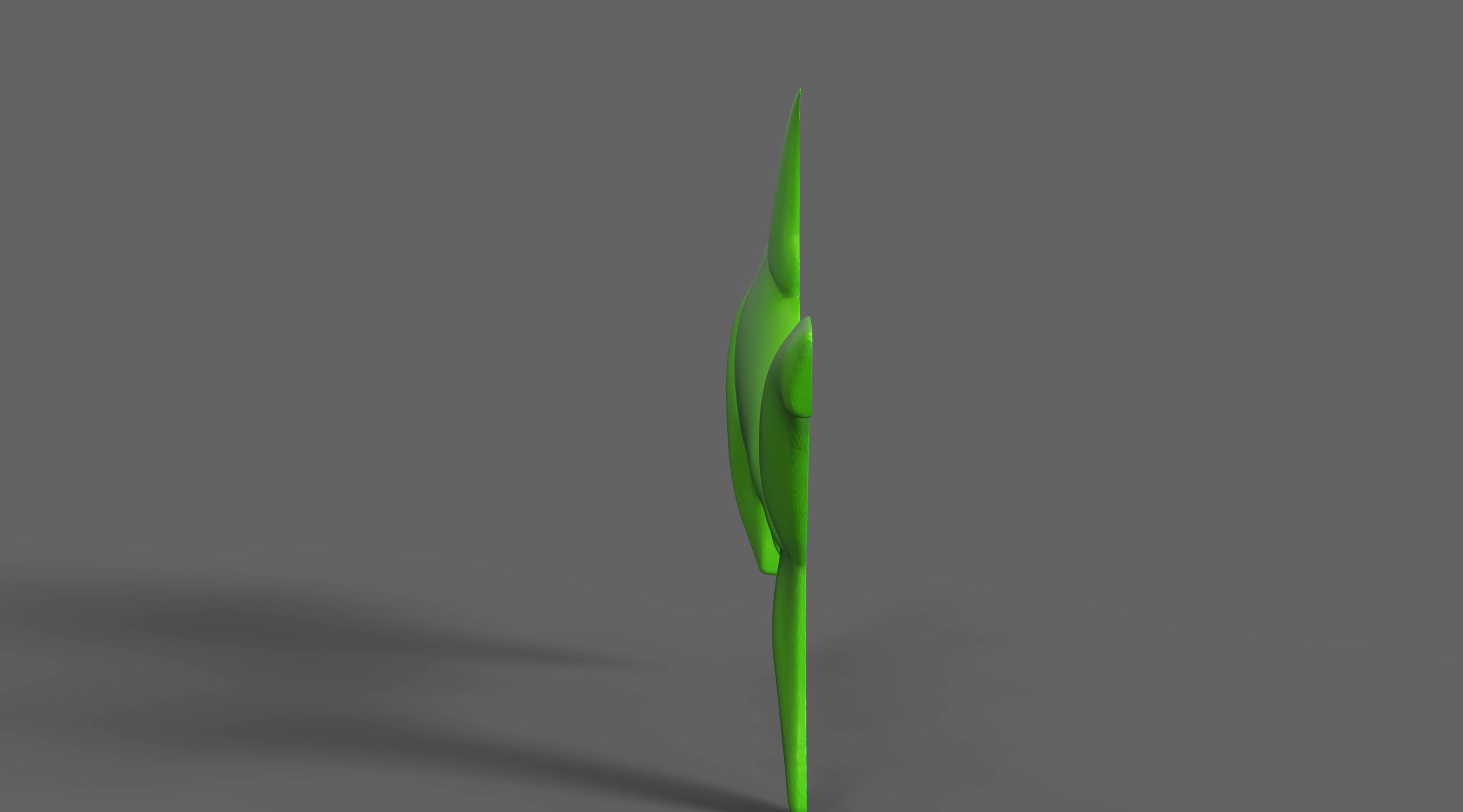 Shark Bass Relief  3D print model_6