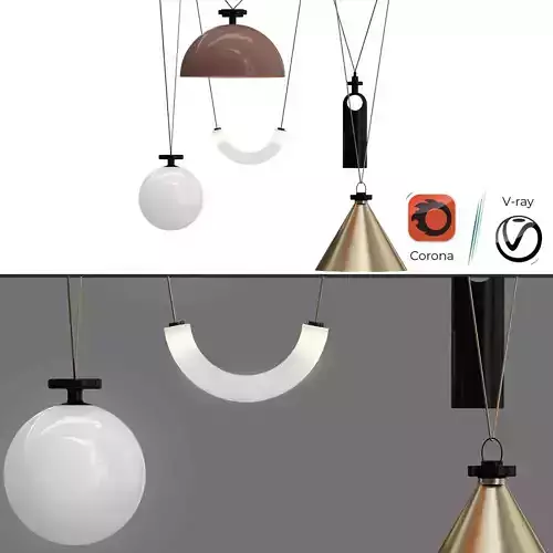 Roll  Hill Shape Up 5 Piece Chandelier