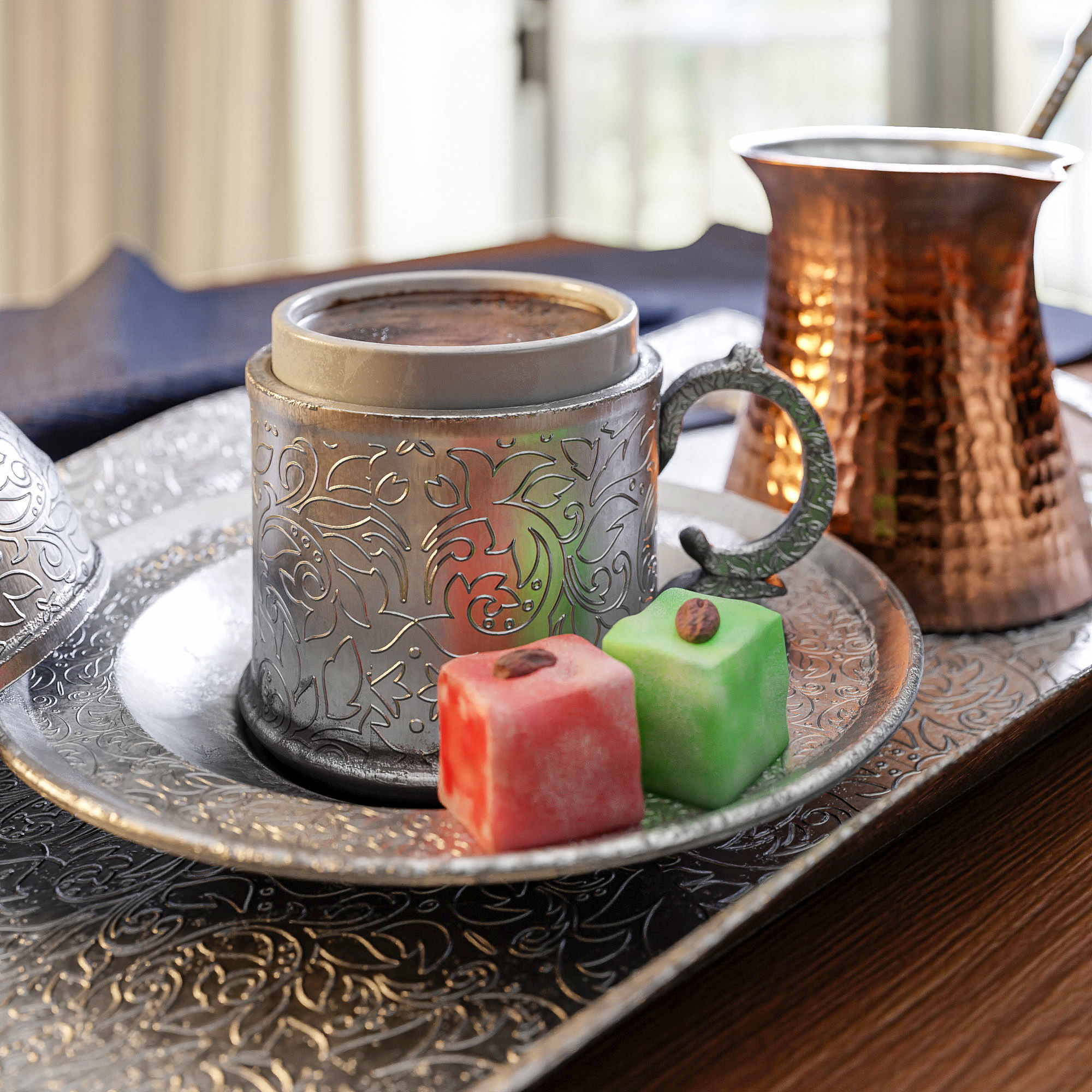 Turkish Coffee 3D model_1