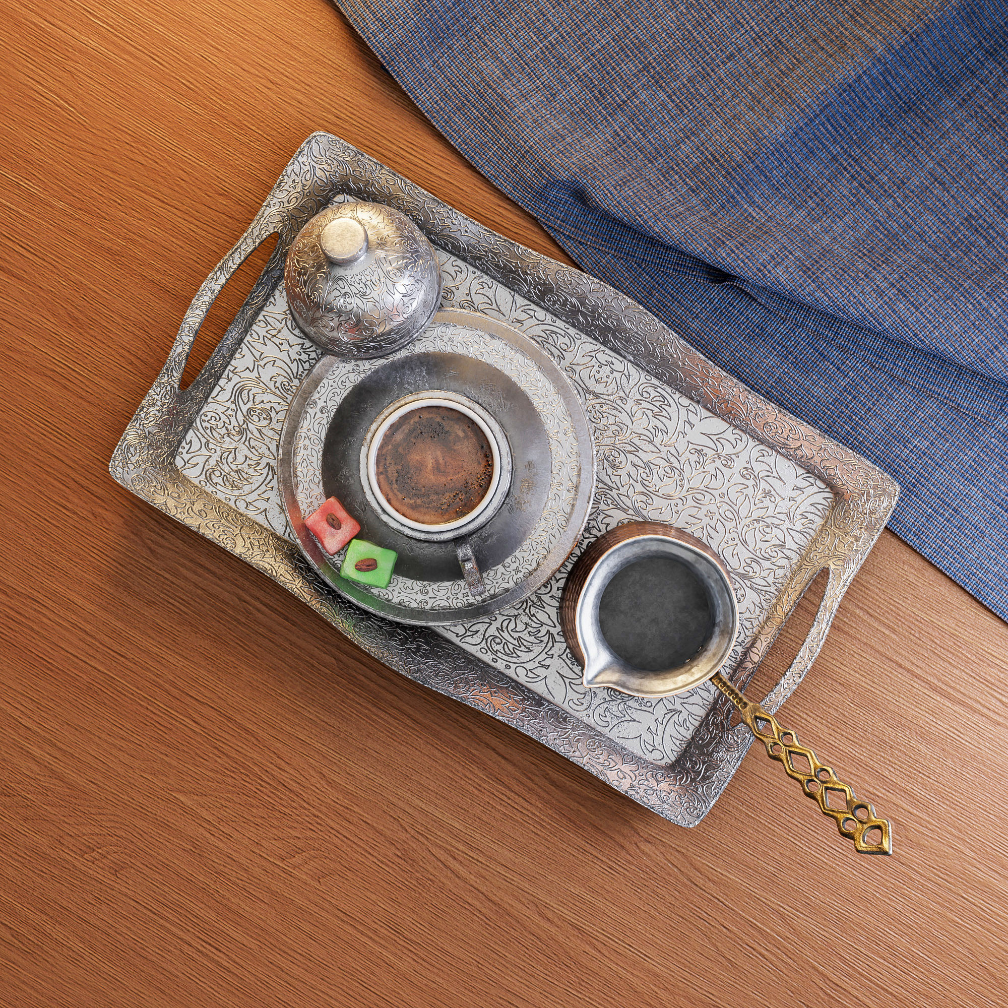 Turkish Coffee 3D model_4