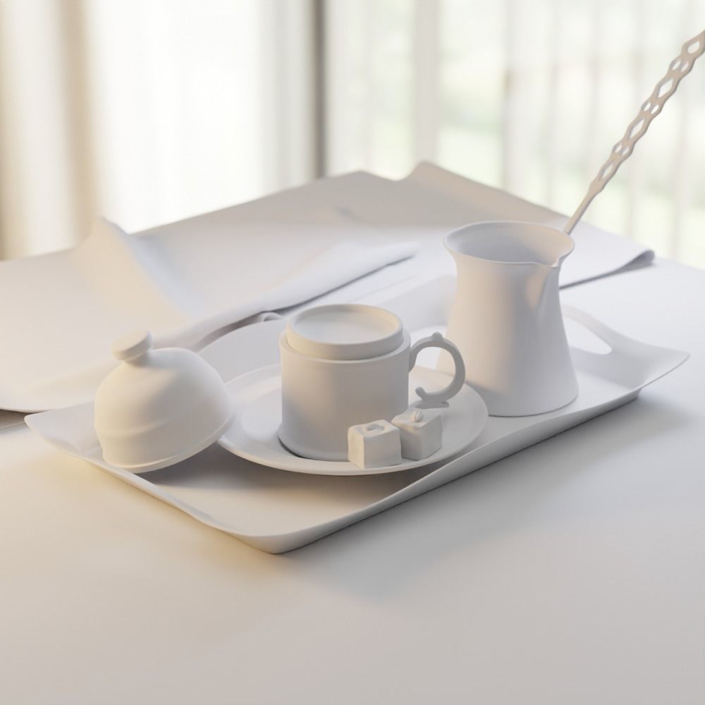 Turkish Coffee 3D model_6