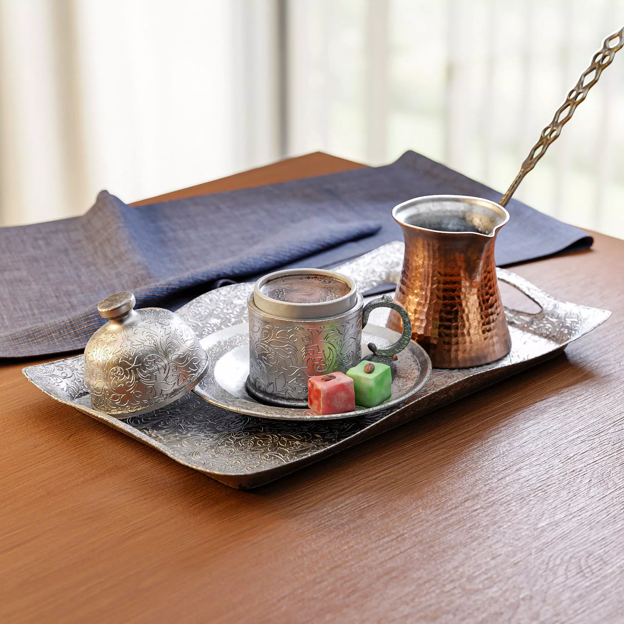 Turkish Coffee 3D model_0
