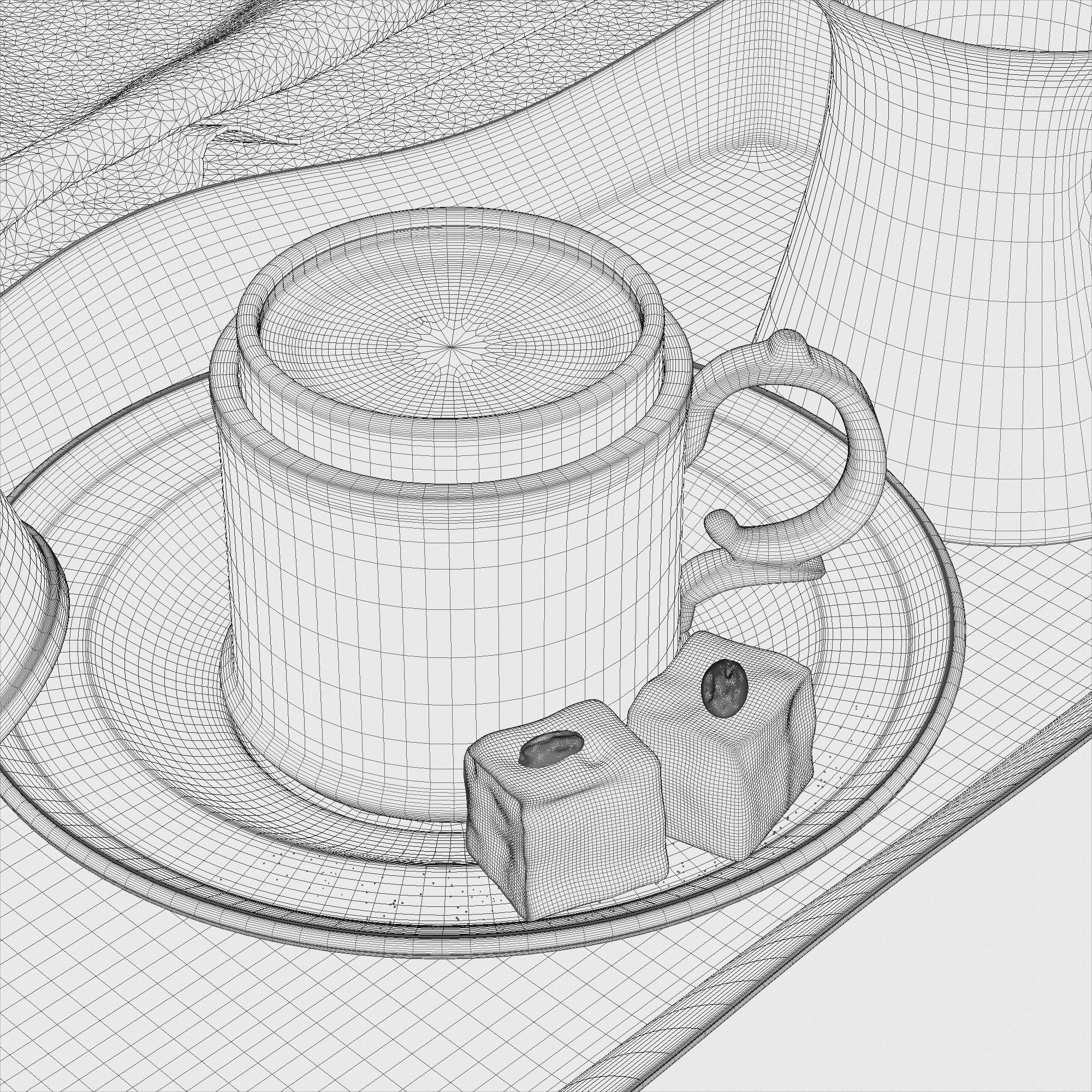 Turkish Coffee 3D model_13