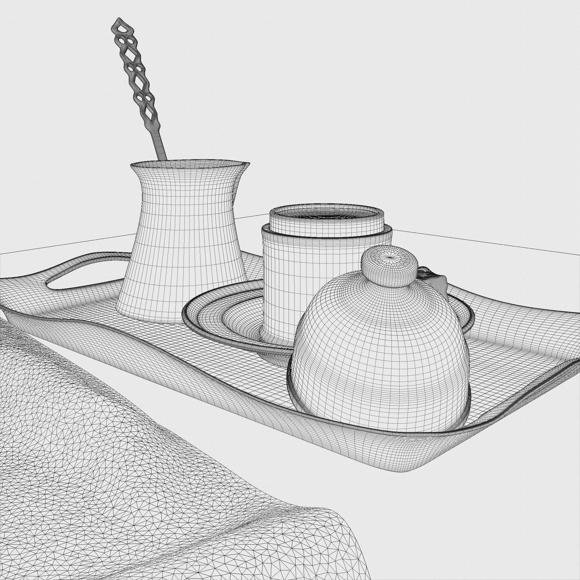 Turkish Coffee 3D model_17