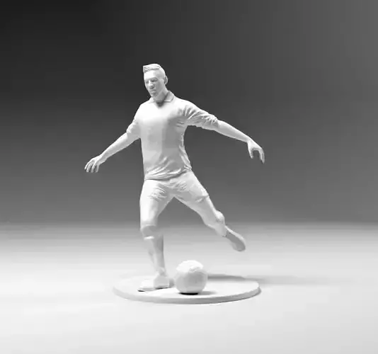 Footballer 03 Footstrike 07 Stl 3D print model