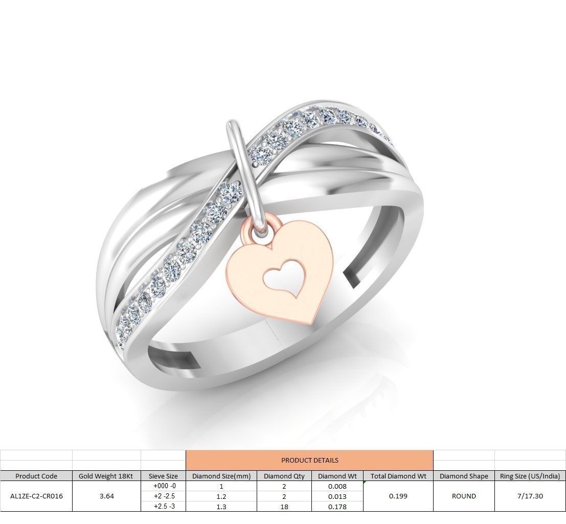 86 Wedding Engagement Women Rose Ring stl details  3D print model_11