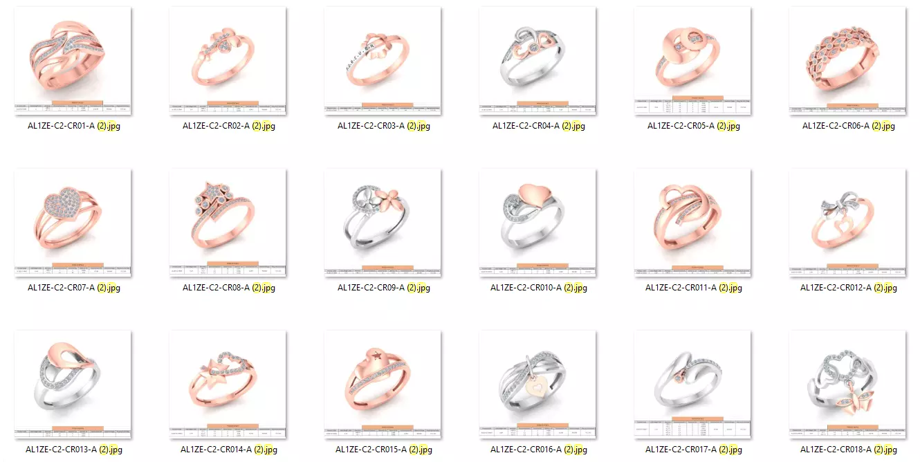 86 Wedding Engagement Women Rose Ring stl details  3D print model_0