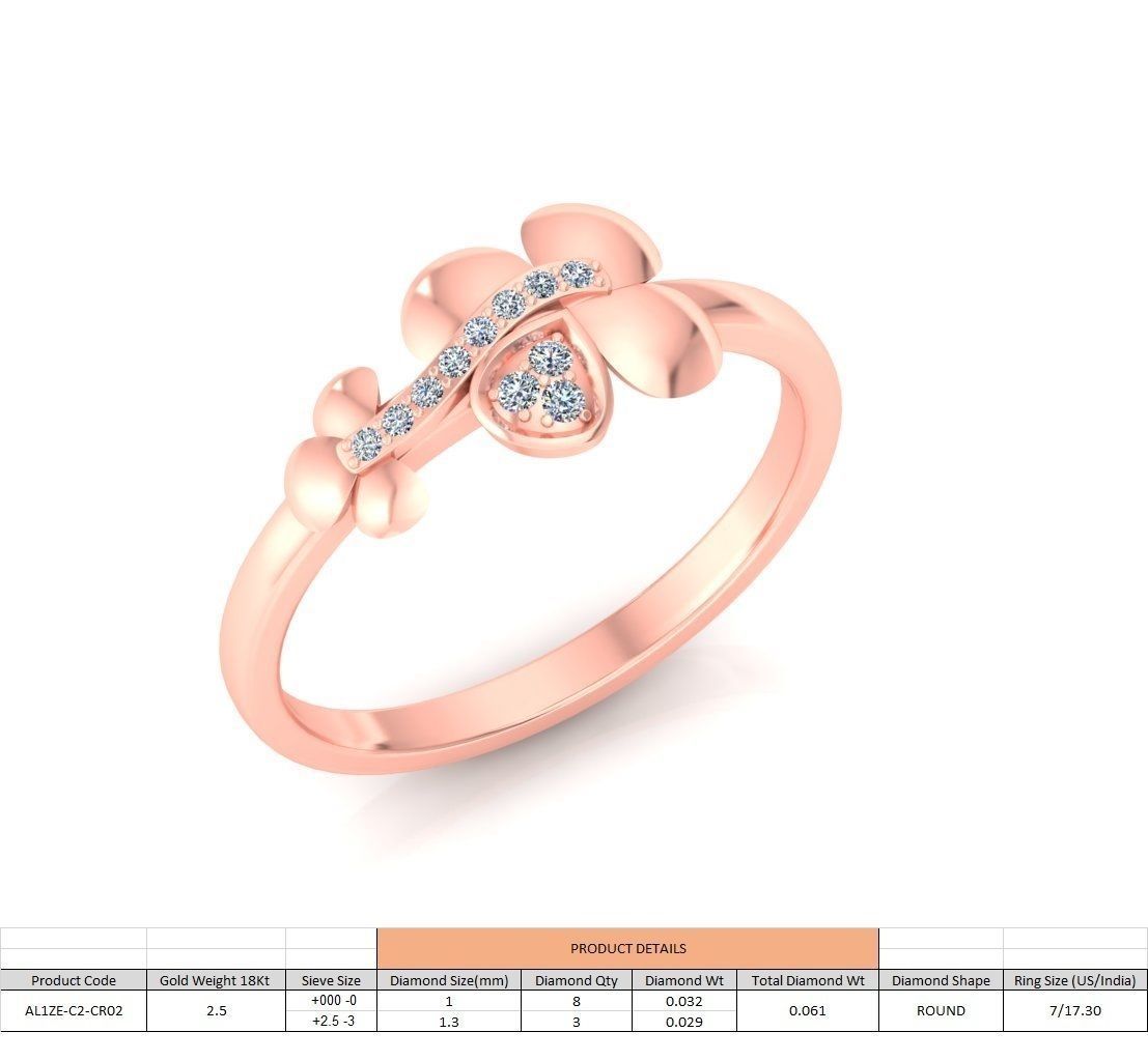 86 Wedding Engagement Women Rose Ring stl details  3D print model_15