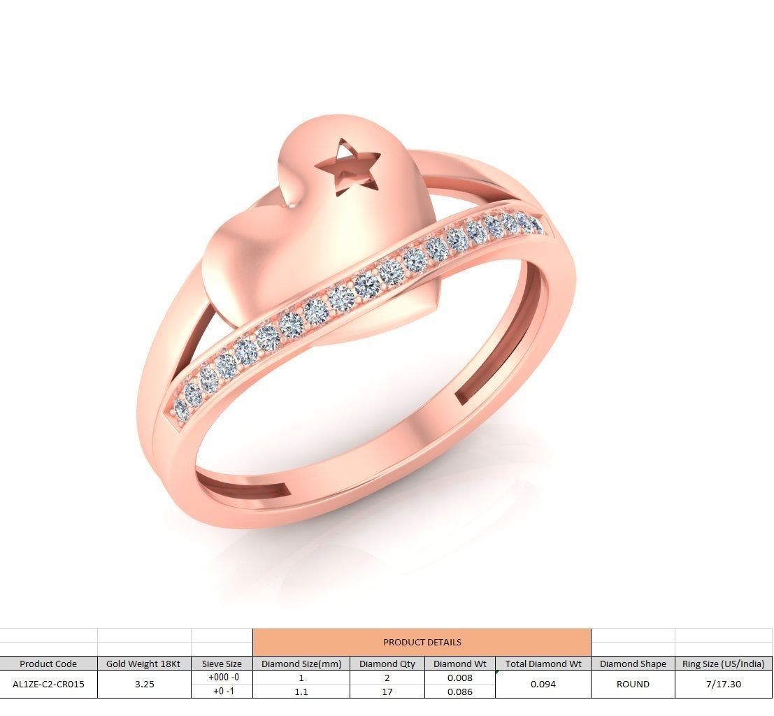 86 Wedding Engagement Women Rose Ring stl details  3D print model_10