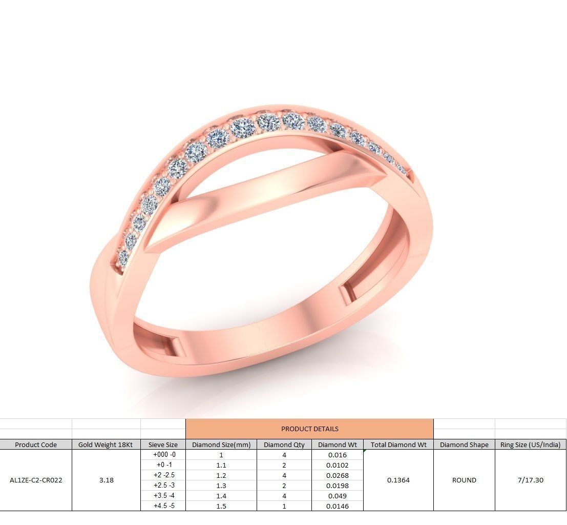 86 Wedding Engagement Women Rose Ring stl details  3D print model_18